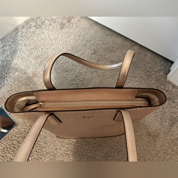 Stunning Kate Spade rose gold Tinsel Glitter Tote - Picture 9 of 9